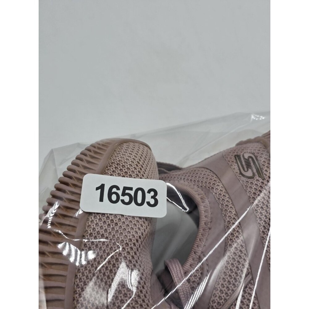 Skechers BOBS Shoes Womens 7 Pink sport geo Mesh Walking Sneakers SN 117417TX - Picture 11 of 11